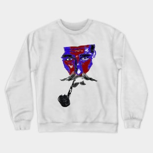 Tobacco Pipe Man Crewneck Sweatshirt